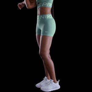 Nike Women's Sage Green Athletic Shorts